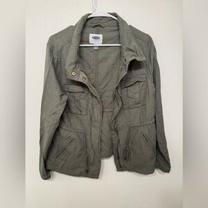 Women’s Old Navy Olive Green Utility Jacket